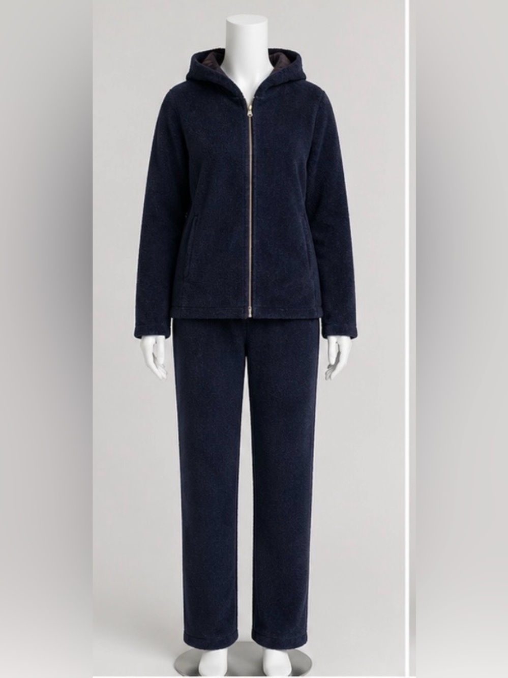 MONDI Navy Blue Sport Weekender Jacket Pants Pantsuit Suit Set size 42 44
